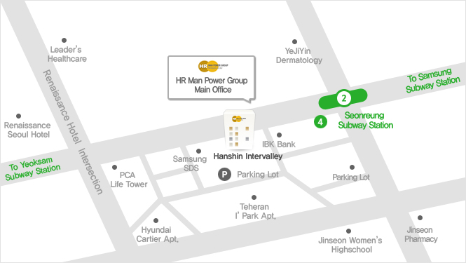 Main Office map